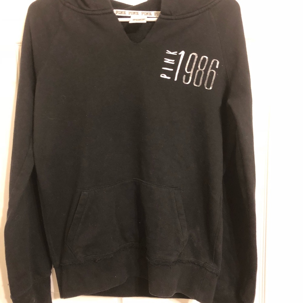 “Pink” pull over hoodie.